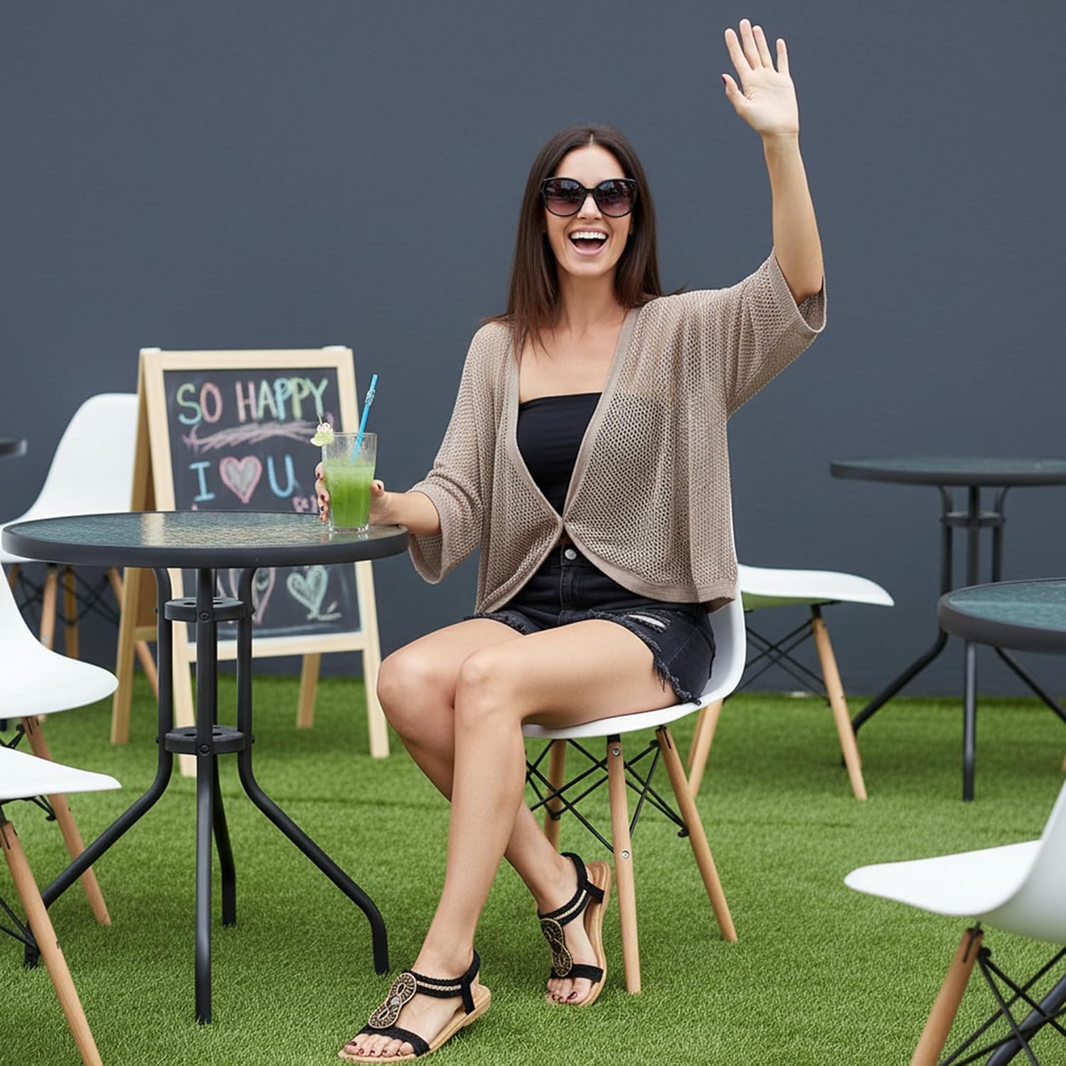 Sandals Women Summer Dressy Ankle Elastic Jeweled Bohemian Flats Comfortable Sandals for Walking