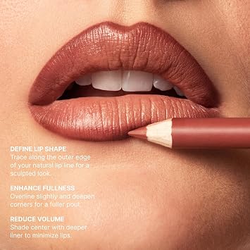 Morphe Signature Lip Liner Pencil - Creamy, Long Lasting Definer for Precise Shaping and Filling - Lip Makeup Essential with Smooth Glide - Professional Lipliner Pencil - Berry Cola (0.05 oz)