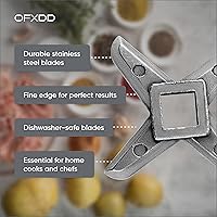 Vista 4 de Accesorios universales para moler carne a mano - SIze #5 - Cuchillas de acero para amoladora eléctrica - Cuchillo de repuesto para corte