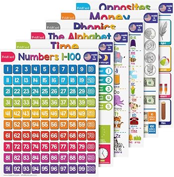 FoldCard Advanced Bundle 6 Educational Posters 8.5x11