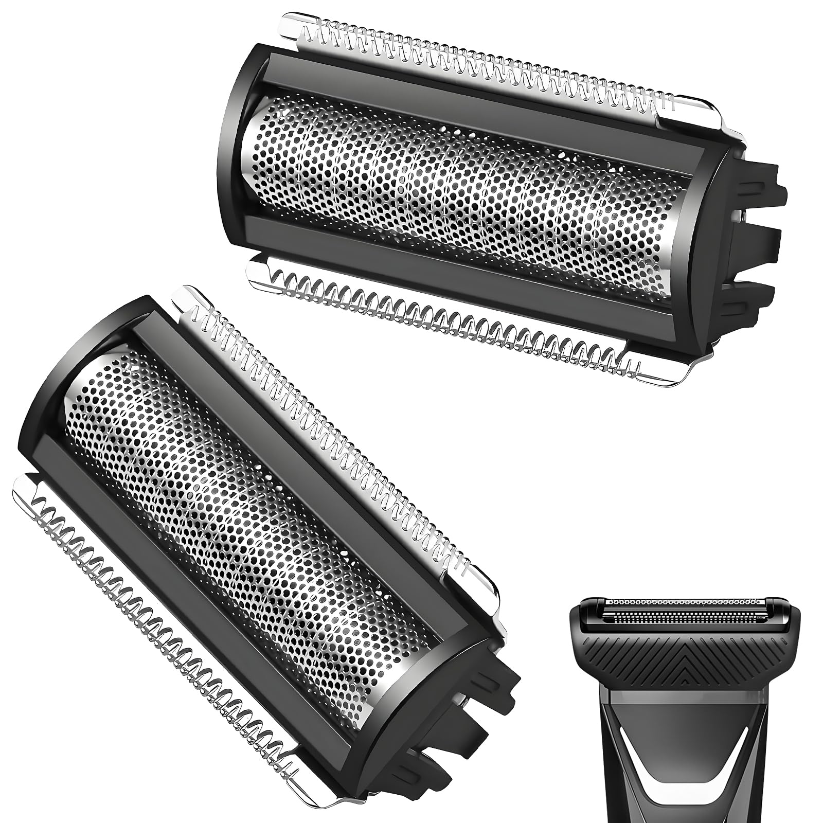 Replacement Foil Blade for Manscaped The Lawn Mower Electric 5.0 Ultra Trimmer - Groin/Body Hair Shaver Head, 2-Count