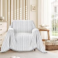 Vista 14 de Nobildonna Funda de felpilla lavable para sofá de 2 plazas, funda protectora de muebles para sala de estar, beige, 71 x 102 pulgadas