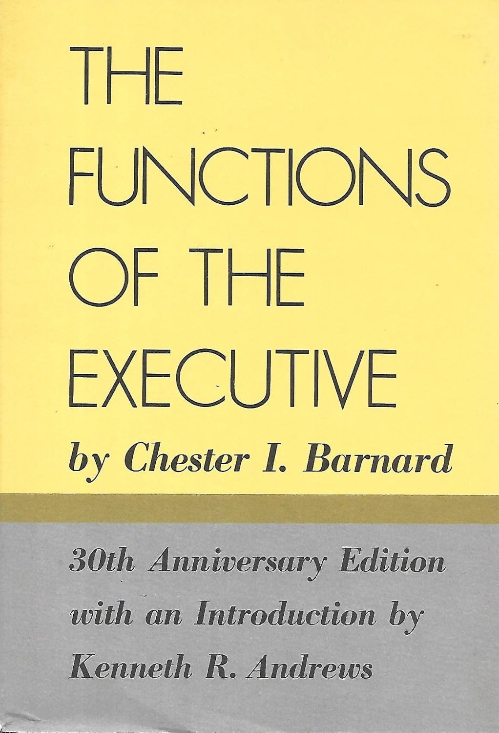 Functions of the Executive Barnard, Chester I. Amazon.es Libros
