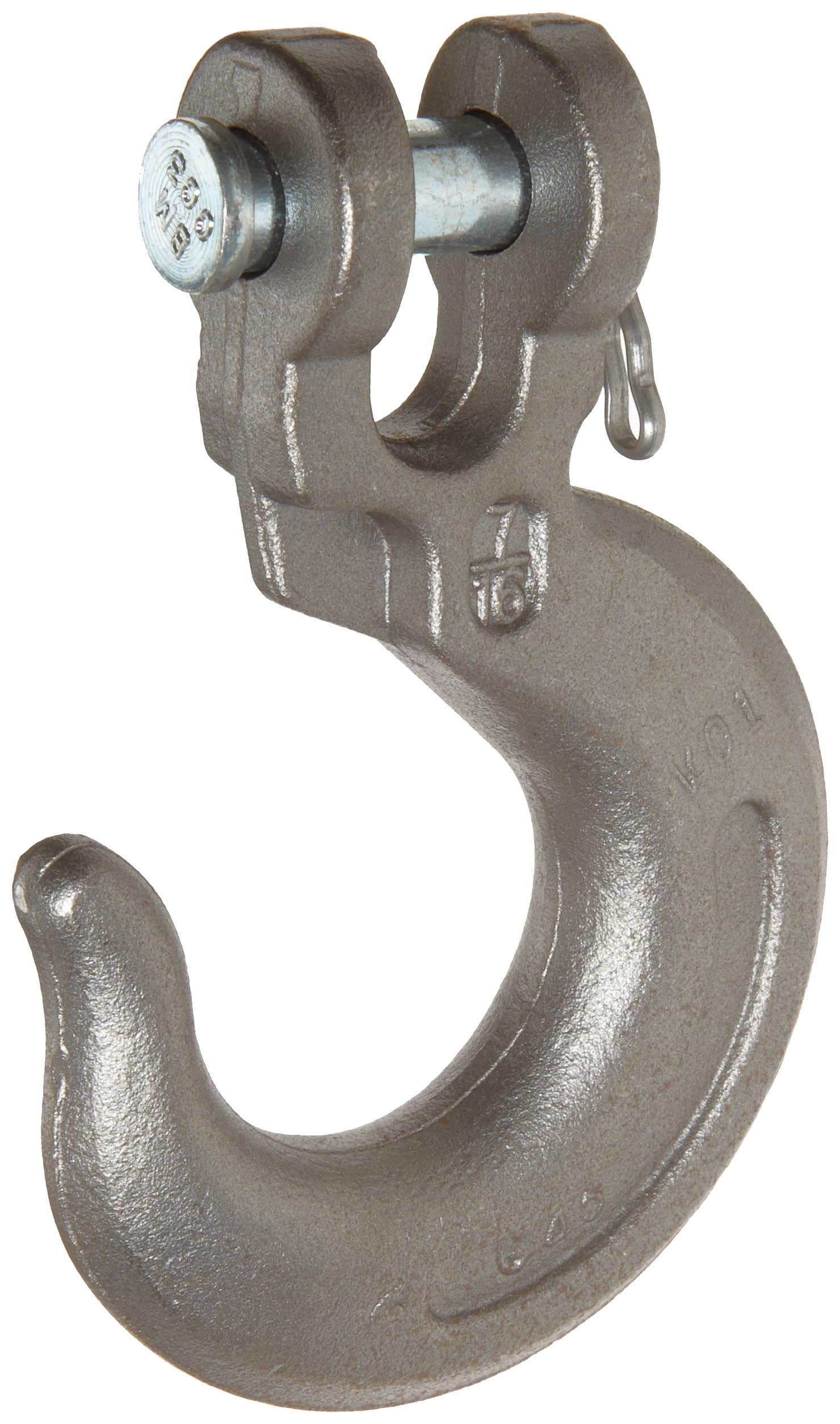 CM M907L Slip Hook, Clear Finish, 7/16