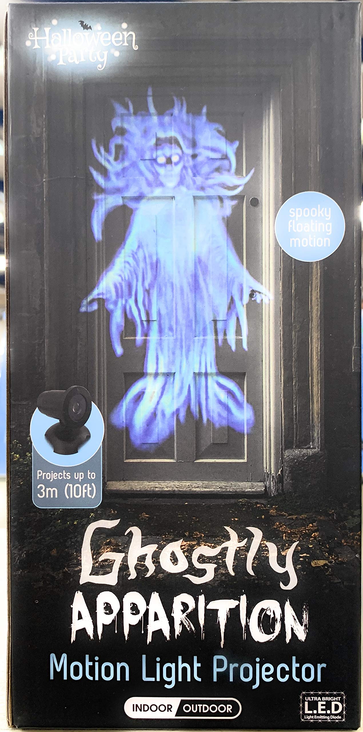 Ghostly Apparition Projector Light Floating Motion Moving Halloween Decoration
