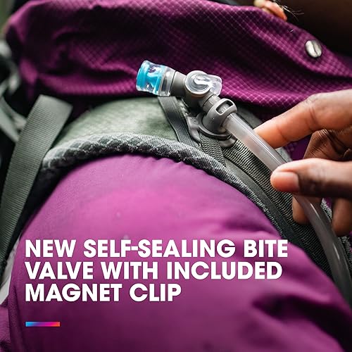 Miniatura 4 de HydraPak Depósito de agua (1.5L, 2L, 3L)  La bolsa de hidratación se adapta a la mayoría de las mochilas. Válvula de mordida de alto flujo, a prueba