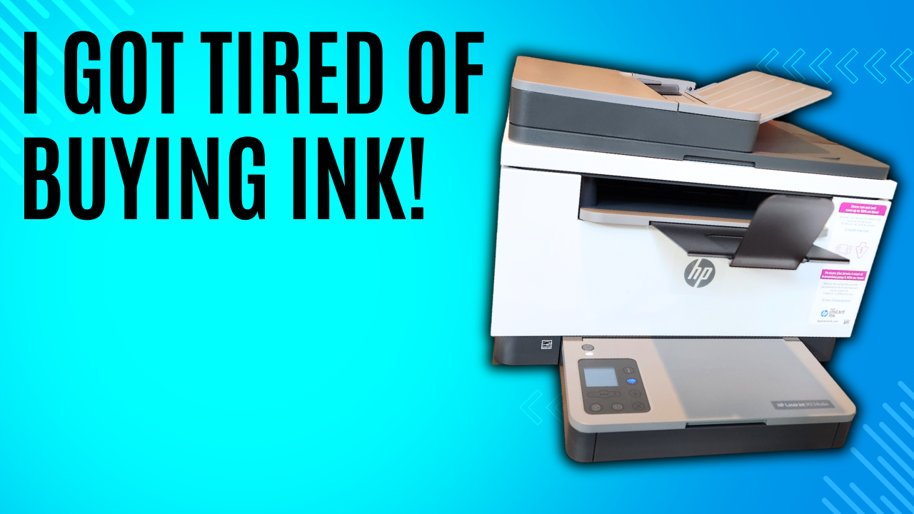 Watch Ink Dries Up ALL THE TIME! HP Laserjet MFP to the rescue! on ...