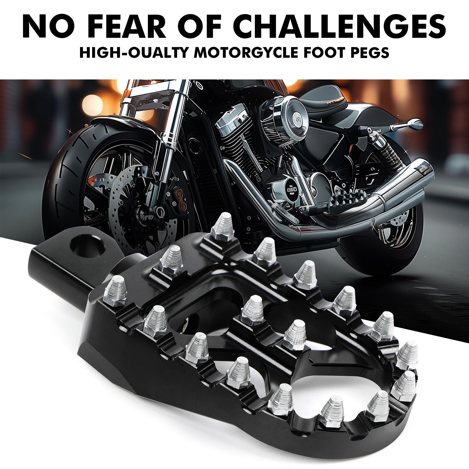 Fits 1 Inch And 1.25 Inch Engine Guard Benlari Motorcycle Highway