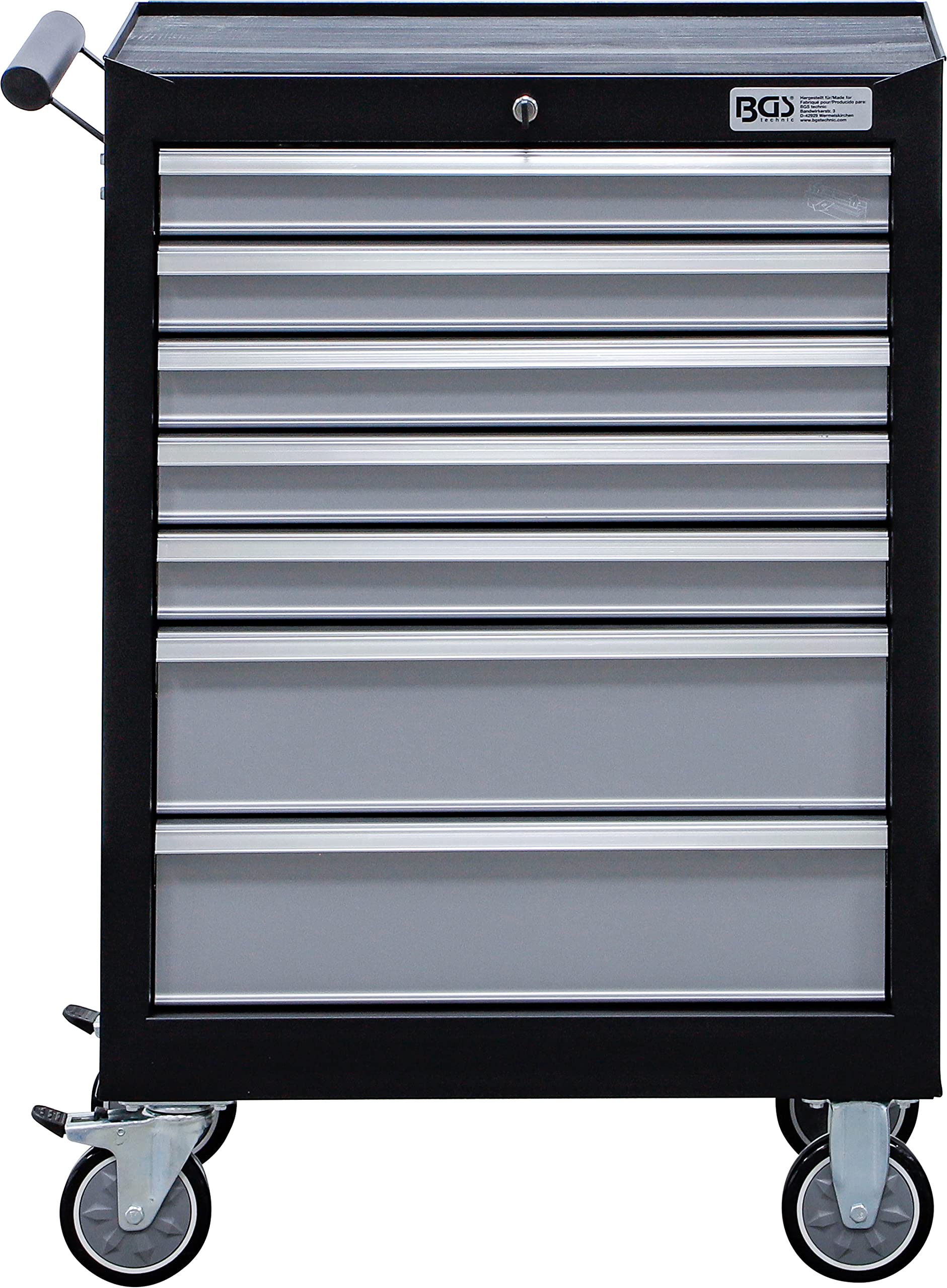 BGS 6062 | Servante d'atelier | 7 tiroirs | avec 263 Outils