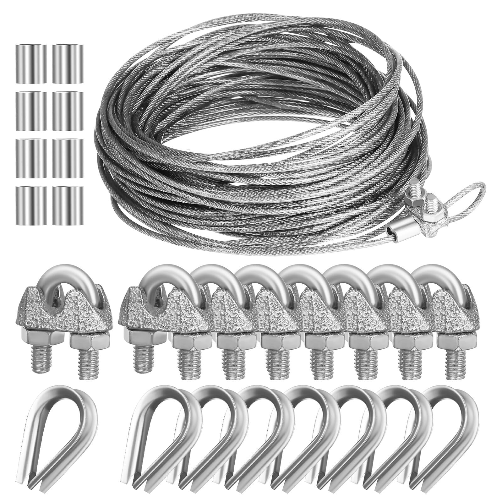 Câble acier GARVALON surface lisse pour éviter la rouille du linge