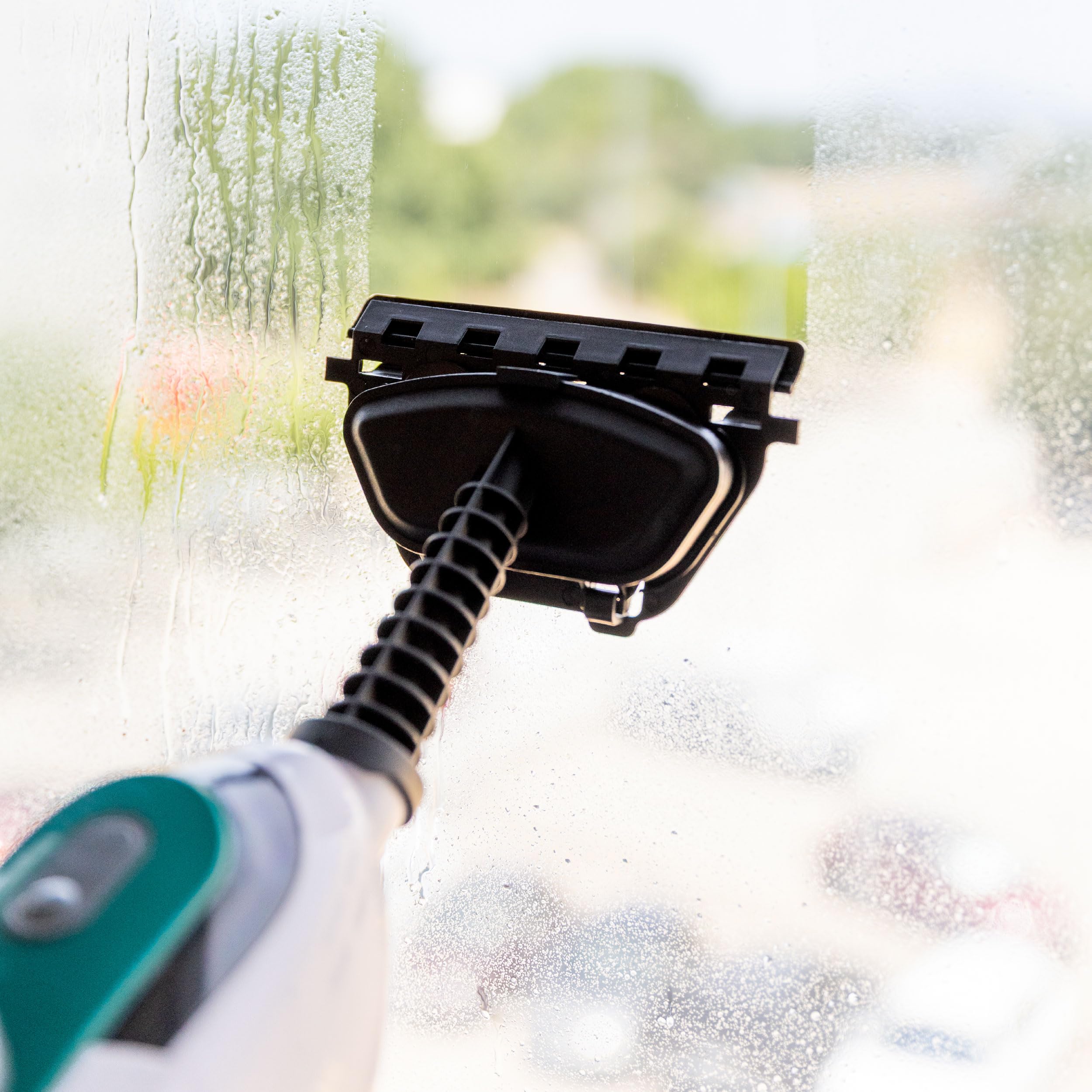 Di4 Dampfreiniger Steamclean Multifunktion 10 in 1, 1500W, Reiniger Handgerät und Dampfmop, Düsen und Mikrofaserbezug, für alle Böden, ideal für Teppich, ECO-Reinigung, Amazon-Exklusiv