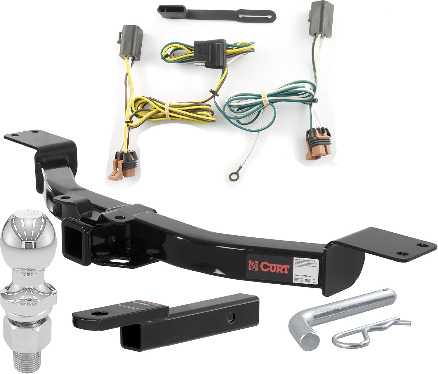 Curt 13424 56056 40004 45020 21500 Trailer Hitch Wiring