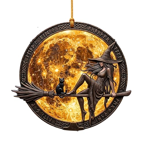 Halloween Witch Ornament, Fall and Halloween Decor, Witchy Gift for