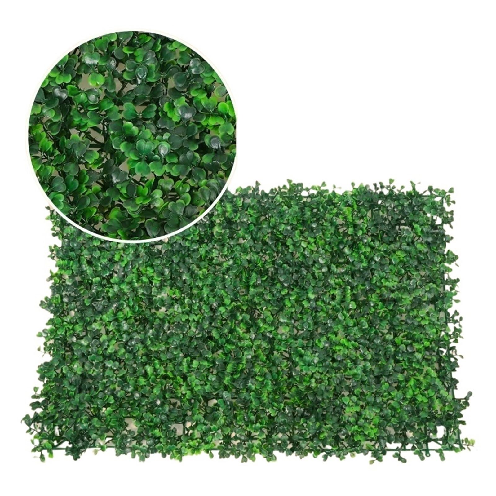 DFGRGRV Artificial Turf 1PC Lawn Decoration 40X60cm Artificial Milan Grass Carpet Turf Simulation Plastic Plants Lawn Hotel Home Wedding Background Wall(Green5)