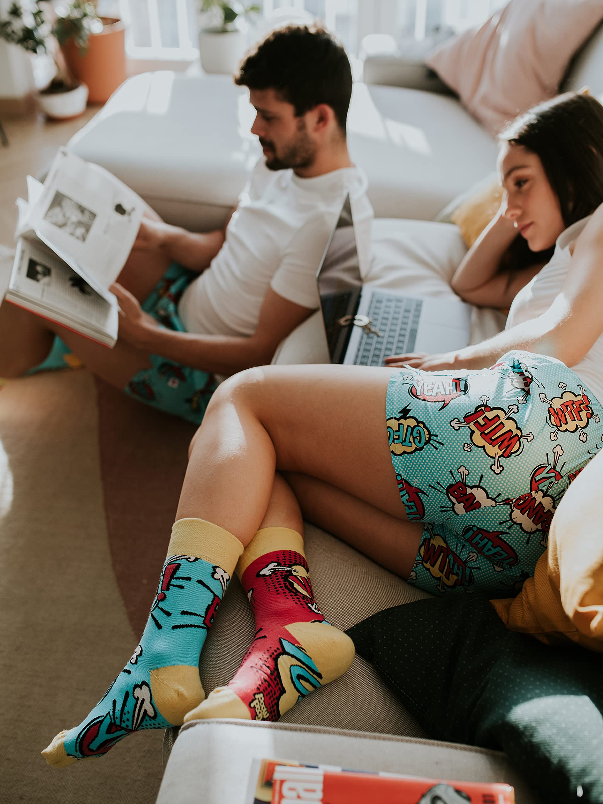 Dedoles Boxer Uomo E Ragazzo In Cotone Morbido - Fantasie Divertenti: Barbecue, Gamer, Criceti, Paperelle