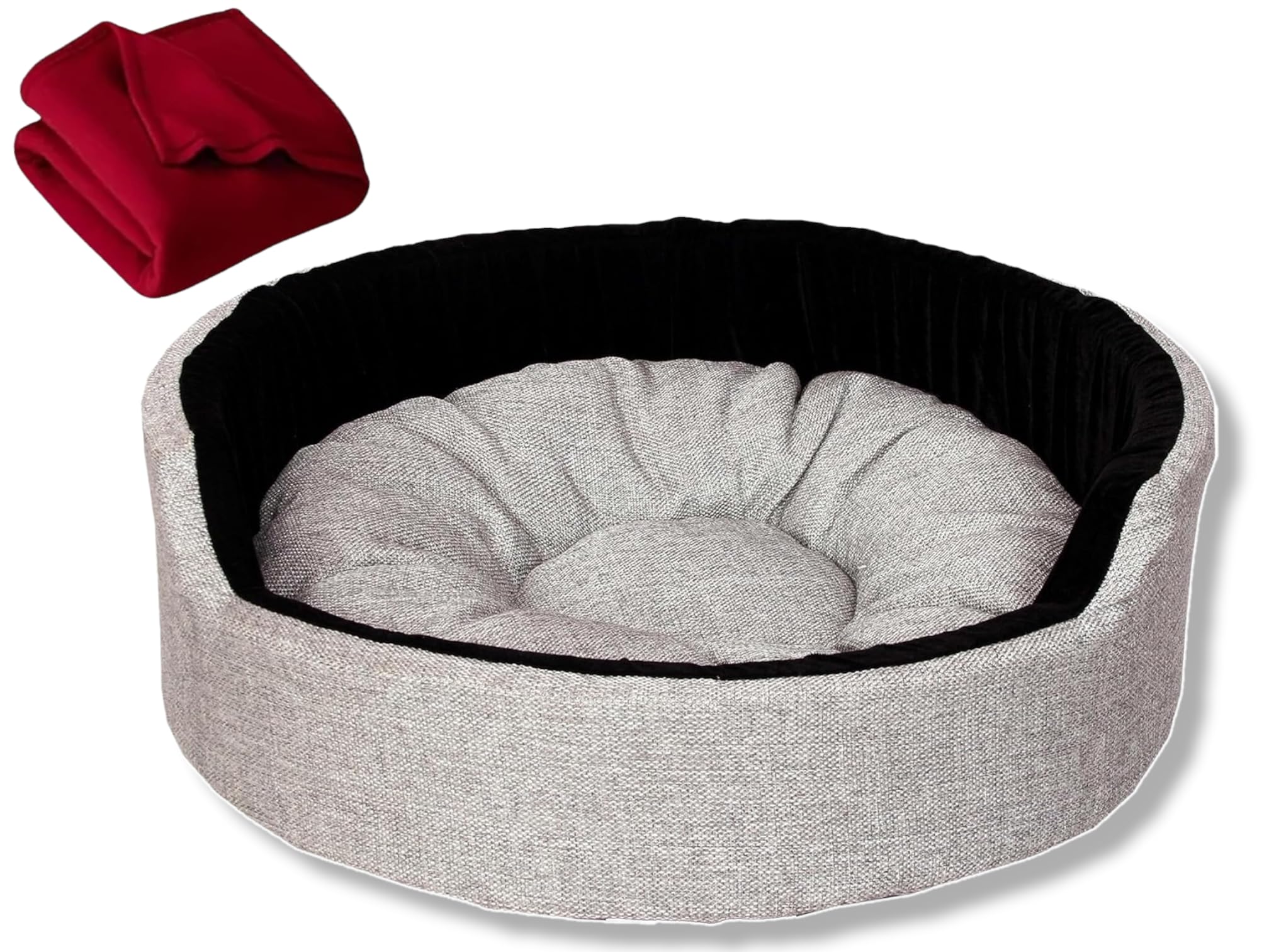 ROYALS RORE Dog Bed Soft Machine Washable Reversible Dog Bed with Blanket for Small | Medium | Large | Extra Large | XL | L | XXL | XXXL | Cats | Puppy | Pet | Dog Beds (XL) (B0CSBLS4NJ) Amazon Price History, Amazon Price Tracker