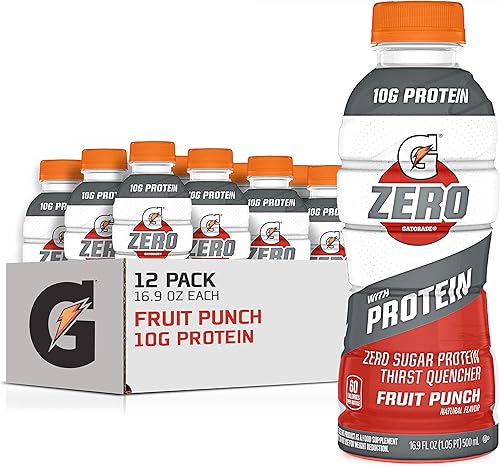 Miniatura 10 de Gatorade Zero con proteínas de 035oz 10 gr de proteína de suero sin azúcar con electrolitos