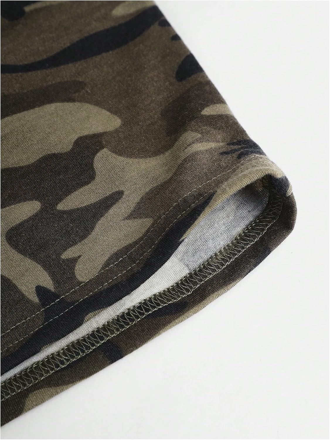 SOLY HUX Girl's Camo Print Ruched Halter Crop Tank Top Sleeveless Summer Tops - Image 4