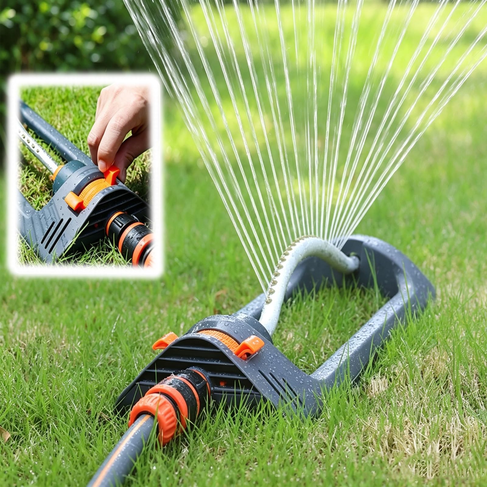Bewässerungssystem Mit Sprühnebel Für Den Garten