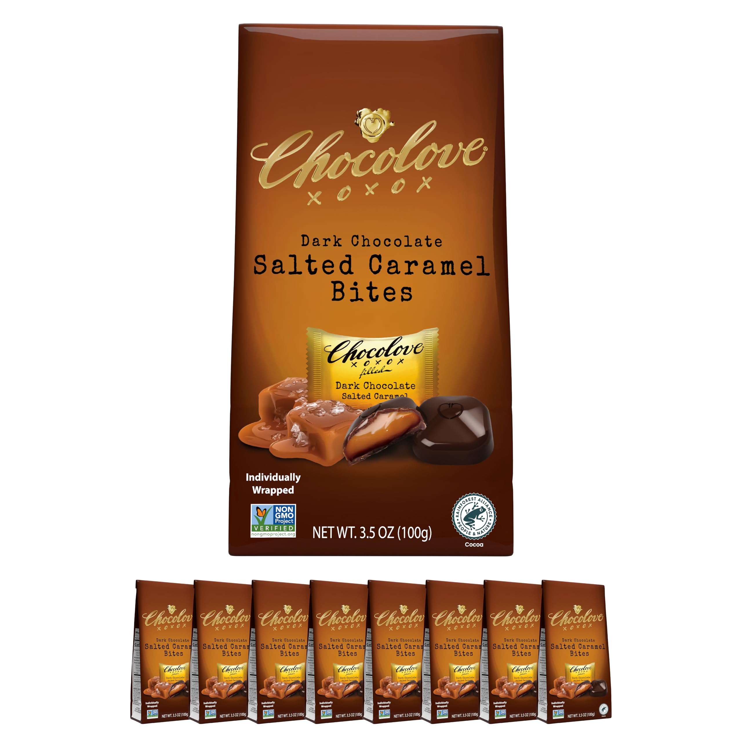 Amazon.com : Chocolove Salted Caramel Chocolate Bites | 55% Cocoa