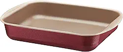 Tramontina 20051728 Assadeira Funda de Alumínio com Revestimento Interno Antiaderente, Vermelho, 28 cm