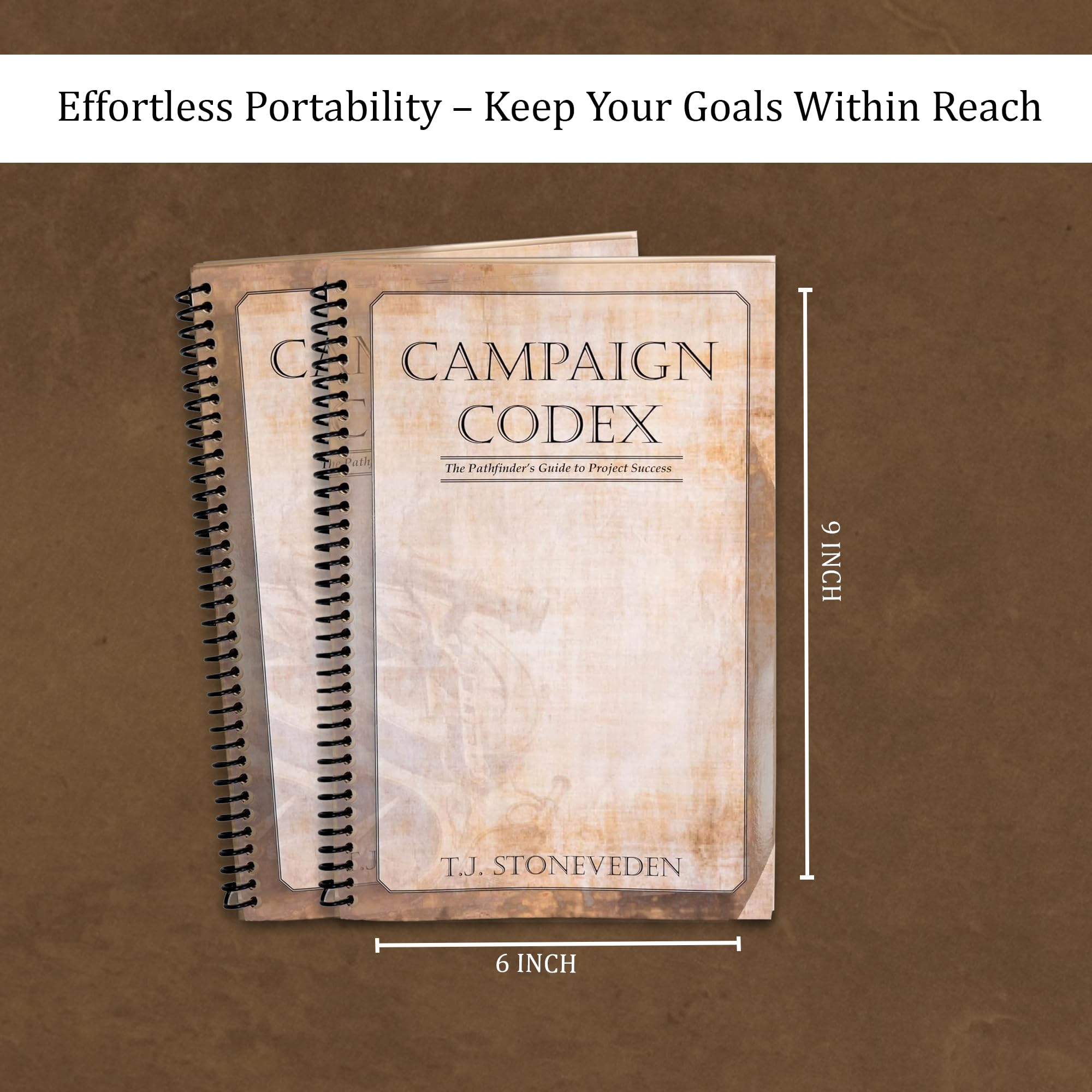 Campaign Codex Project Management Planner - Undated Weekly & Monthly Planner Pad for Work, Goals, & Productivity | Project Planner Notebook with Habit Tracking, To-Do Lists | Planners 2025-2026 - Image 5