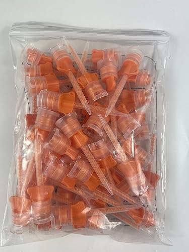 Miniatura 6 de 48pcs Impresión Dental Mixing Tips DX-Mixer (Corona y Puente Naranja 41101)