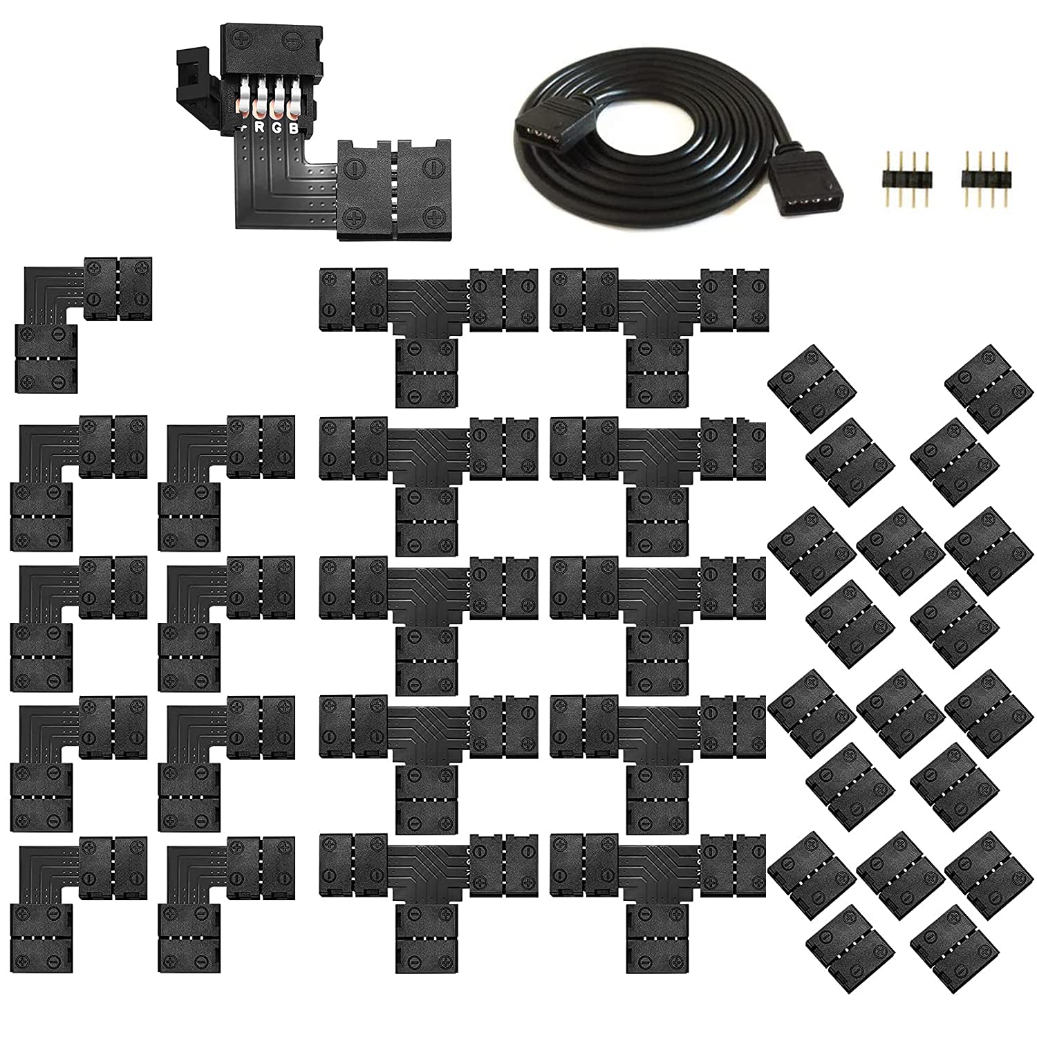 Neue USB LED Streifen Anschluss 2pin für 8mm 10mm 5V 5050 3528