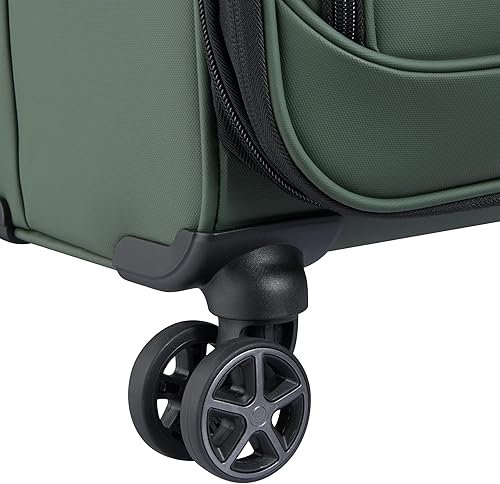 Miniatura 9 de DELSEY Paris Sky Lite Softside - Maleta expandible con ruedas giratorias, Verde, Sky Lite Softside - Maleta expandible con ruedas giratorias
