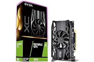 EVGA GeForce GTX 1650 XC 4GB GDDR5 Overclocked 04G-P4-1153-KR