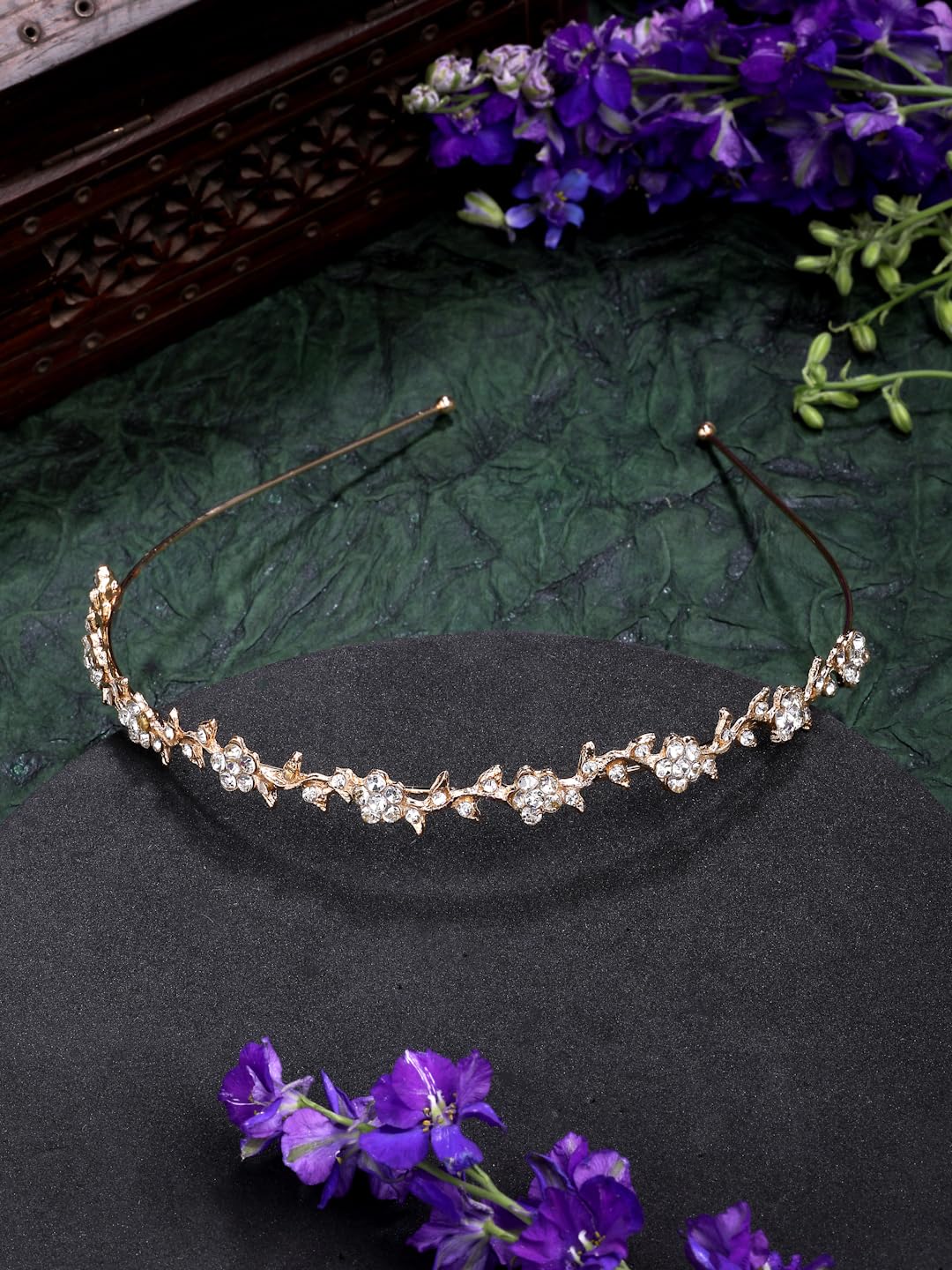 Hair Sleek Hairband Headband For Girls And Women - Gold (Vha_23)-image-28