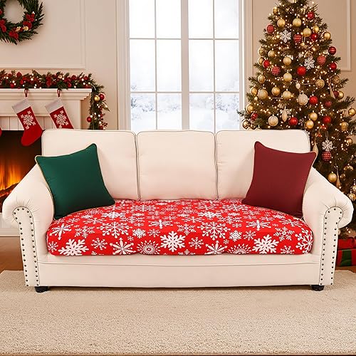 Miniatura 313 de Smiry Fundas de cojín de sofá con estampado, fundas de sofá elásticas y suaves para sofá, funda de sofá antideslizante lavable protector de muebles
