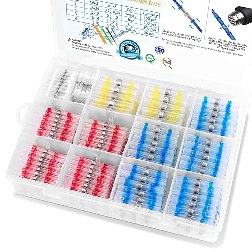 Miniatura 23 de TICONN - Conectores de alambre de sello de soldadura, conectores termorretráctiles, terminales de cable eléctrico impermeables y aislados, empalme a