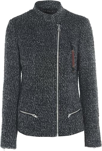 grey boucle jacket