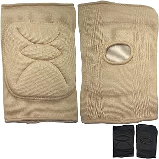 DANCEYOU Dance Knee Pads Thick Soft Sponge Volleyball Knee Brace for Big Kid Teen Adults Workout Knee Protector Football Pole Dance Yoga Tennis Running