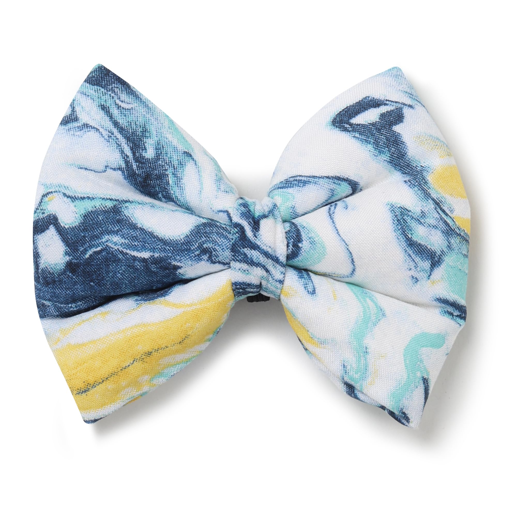Zigly Lifestyle Marble Print Ribbon Dog Bow Tie | Bowtie for Dog Accessories and Gifts - L (B0CN188WF9) Amazon Price History, Amazon Price Tracker