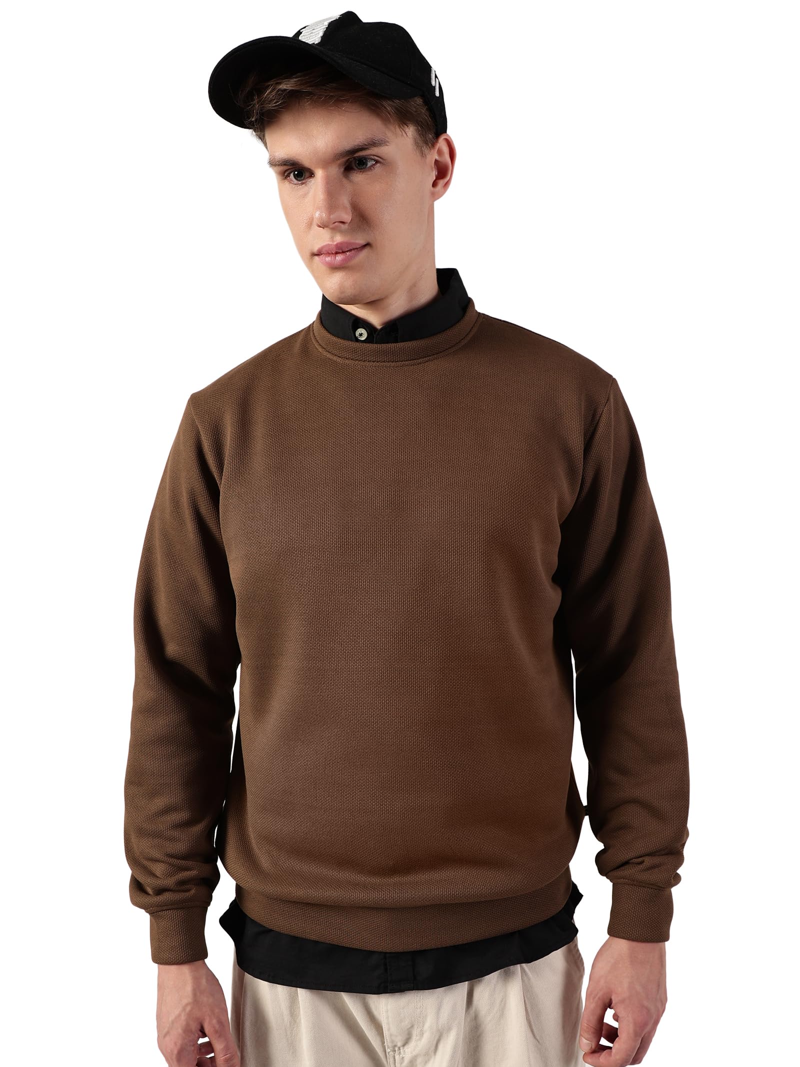Thomas Scott Men Cotton Round Neck Sweatshirt