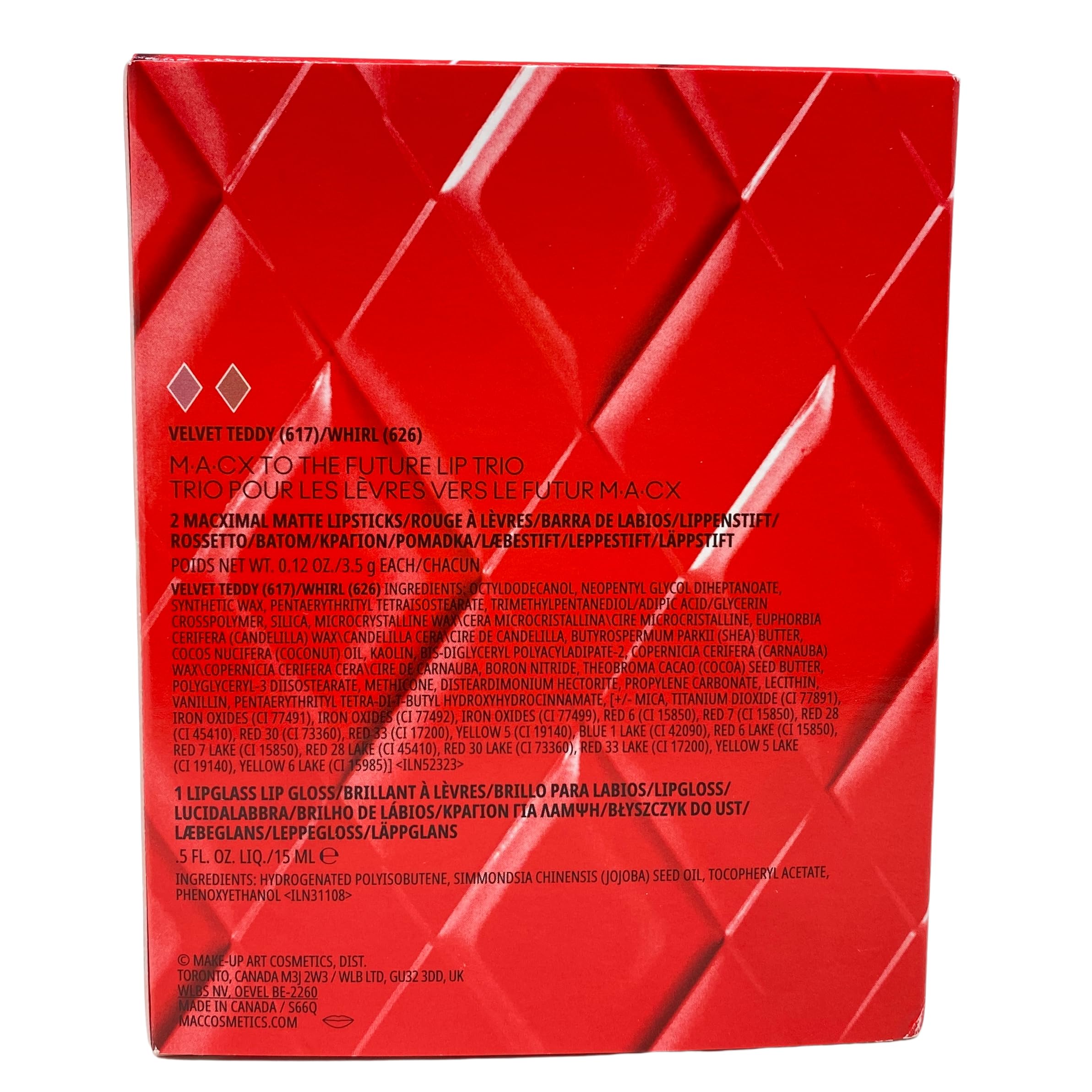 Amazon.com : MAC Cosmetics M·A·CX To The Future Lip Trio - 2