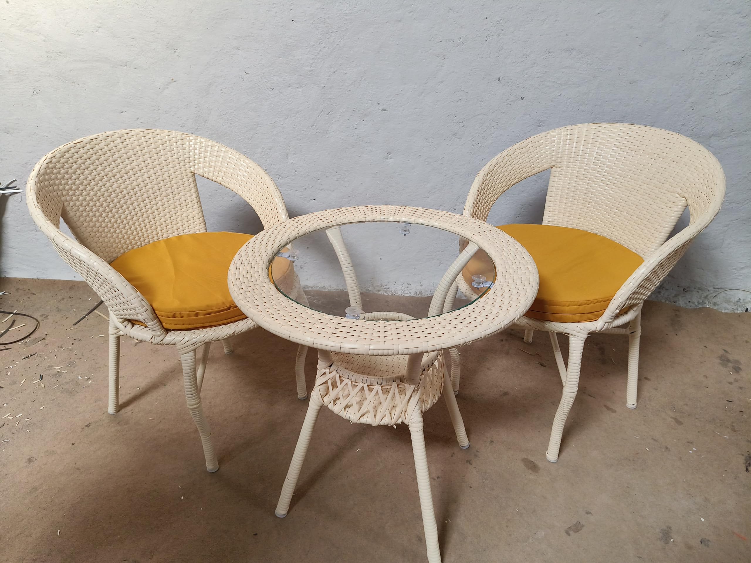 India Yellow Outdoor Bistro Set India Yellow Patio Set Green Line