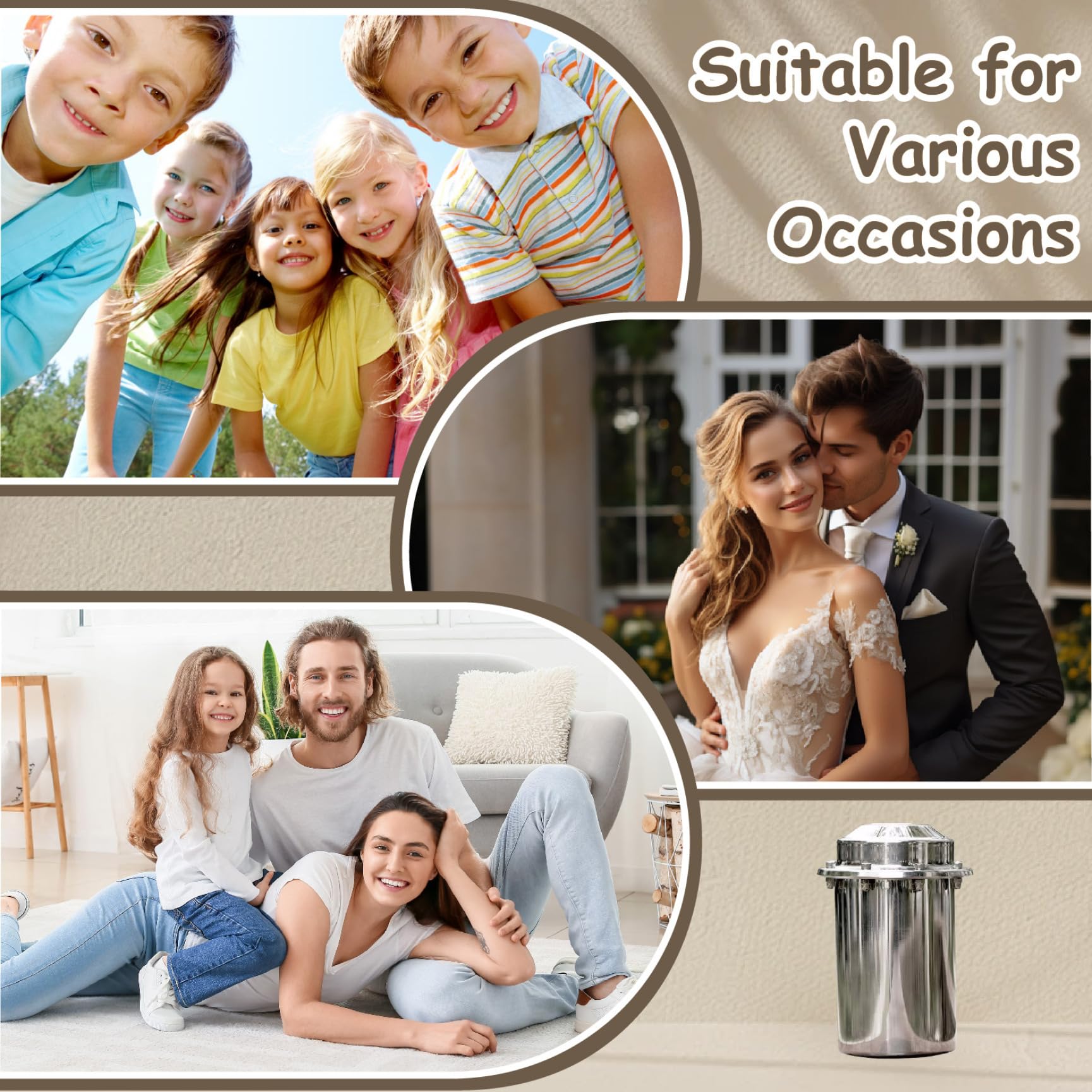 Caja de cápsulas de tiempo de acero inoxidable con cerradura de 4 x 8 pulgadas, contenedor impermeable para recuerdos, ideal para regalo de graduación, solución de almacenamiento de recuerdos
