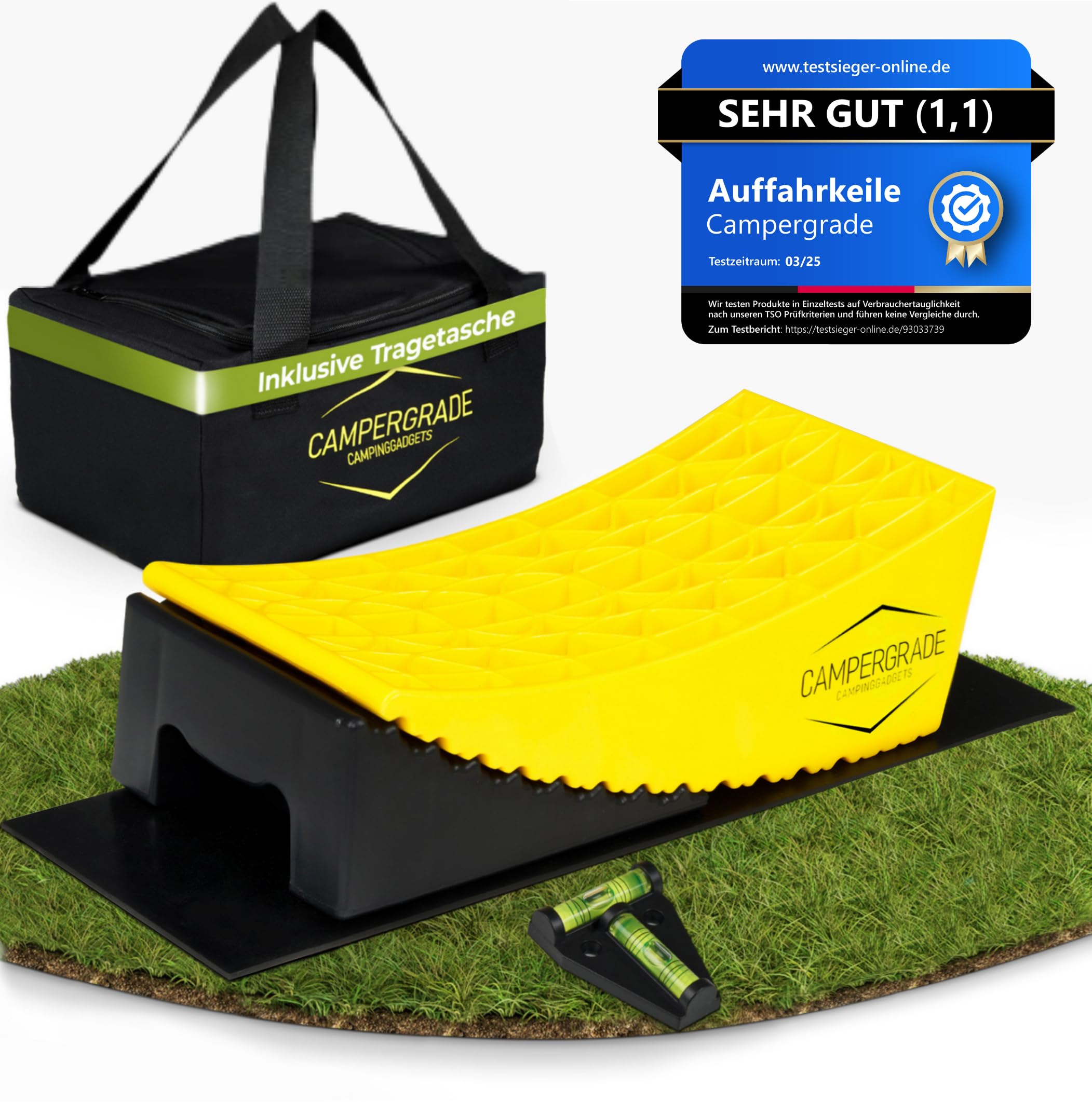 Cunei Per Camper WERKTHOR - Set Da 2, Portata 5 Tonnellate, Per Livellamento Sicuro - Foto 5