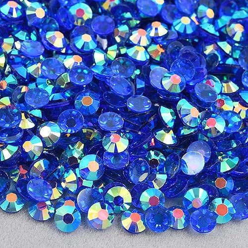 10000 diamantes de imitación de resina de 0.118 pulgadas (0.118 in), diamantes de imitación transparentes con parte trasera plana para manualidades,