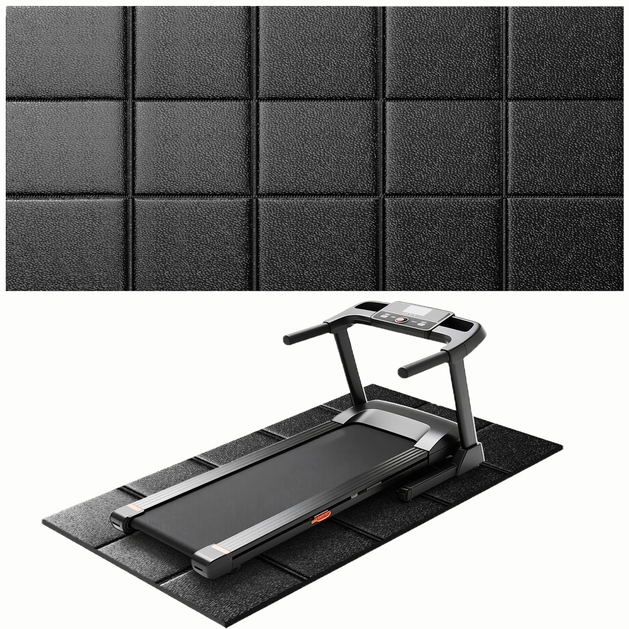 Treadmill Mat for Carpet Hardwood Floors 79x39 Treadmills Mat Mat for Under Treadmill Walking Pad Exercise Bike on