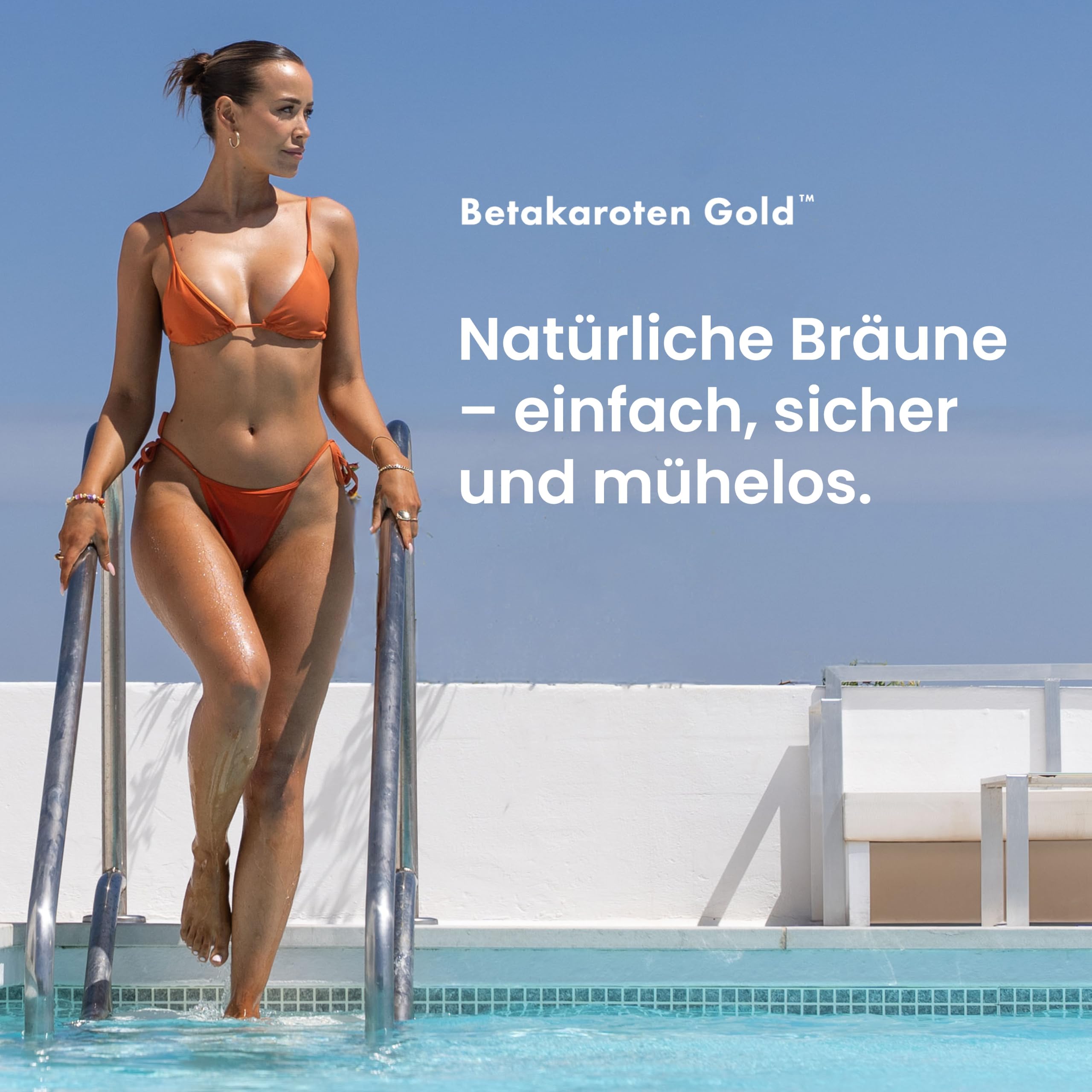 Betakaroten Gold® Black Edition Beta Carotin Kapseln, 15 mg für intensive Bräune von innen - Norwegische Qualität - 60 Kapseln - vegan - mit Kokosöl, Biotin, Kupfer & Vitamin C,A,E - 3-Monats-Vorrat