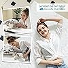 Amazon Basics Comfort Memory Foam Mattress Topper 80 x 190 cm 7 cm Height White