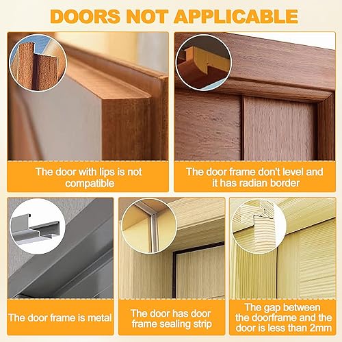 Miniatura 6 de Cerraduras de puerta plegables de metal, (4 unidades), cerraduras de armario para puerta doble para muebles, mantienen a los niños pequeños, gatos y