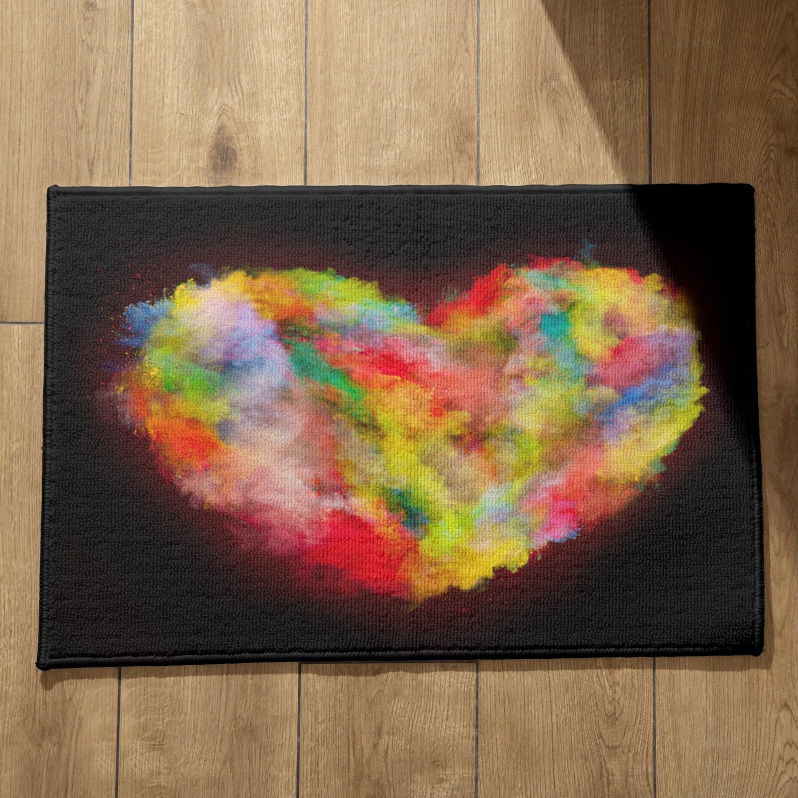 Tapis et paillasson de cuisine coton peluche motif fumée entrée 50x80cm