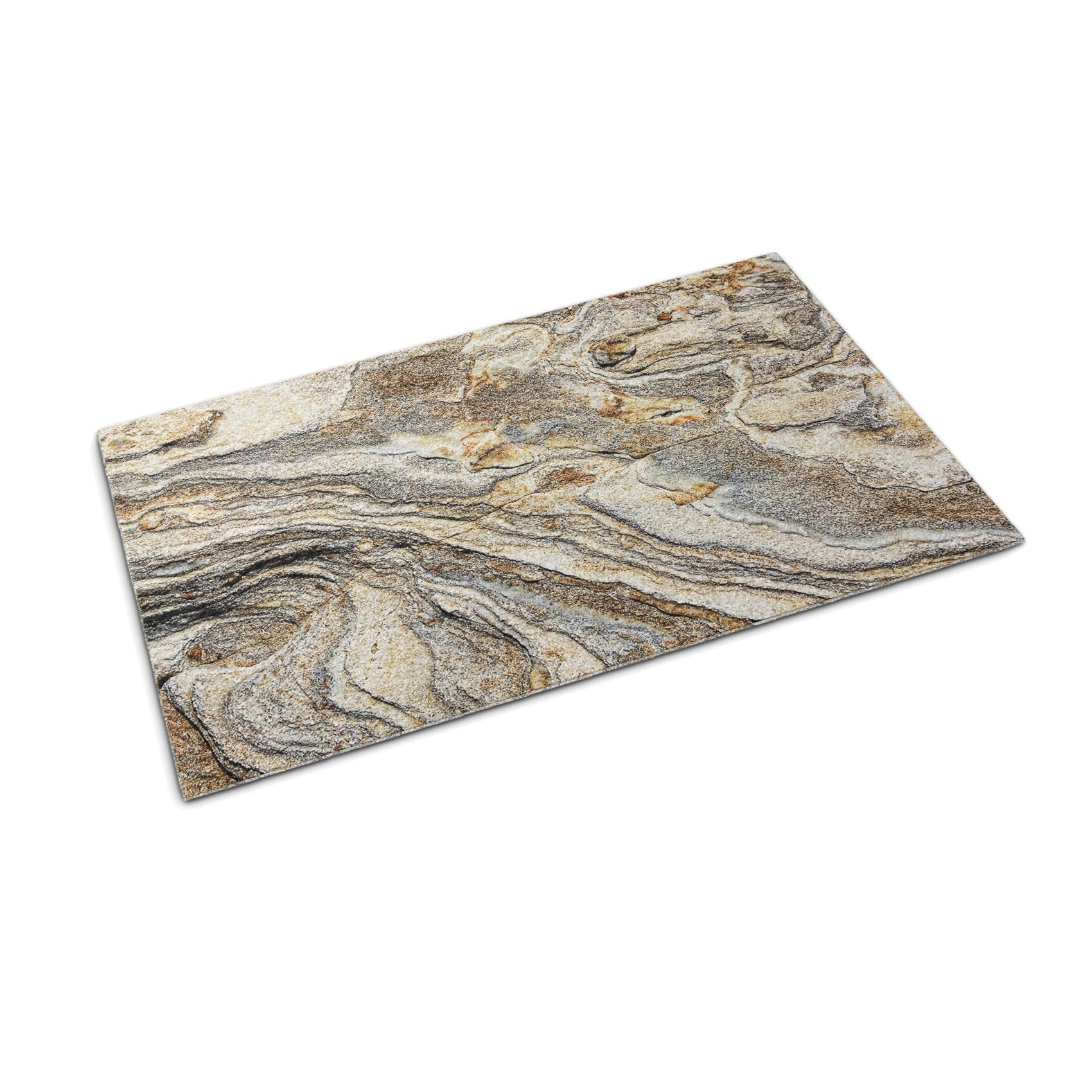 Tapis d'accueil 150x100 cm style marbre pour garder la maison propre