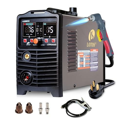 LOTOS LTP6300D 63AMP Non-Touch Pilot Arc Plasma Cutter, Drag Cut