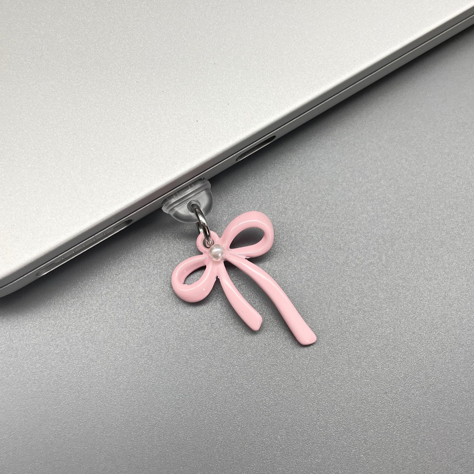 Amazon.com: CasaPopz 3Pcs Charms for Kindle, Pink Bow Dust Plug